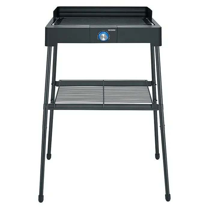 Severin Električni roštilj PG 8563 - 2,2 kW, Dimenzija rešetke za pečenje: 44,5 x 26,5 cm - Pogled sprijeda
