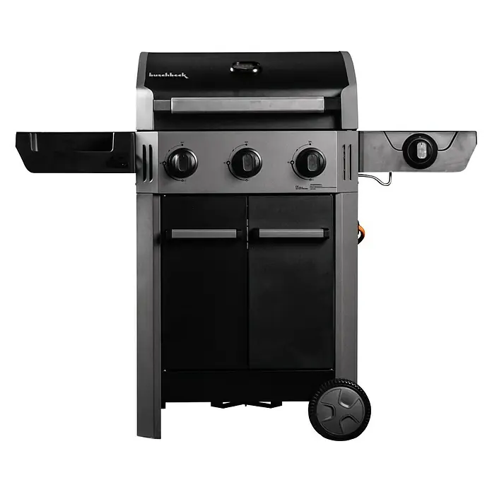 Buschbeck Gasgrill Grenada 3 - Anzahl Brenner: 3, Hauptgrillfläche: 60 x 42 cm, 12,3 kW - Vorderansicht
