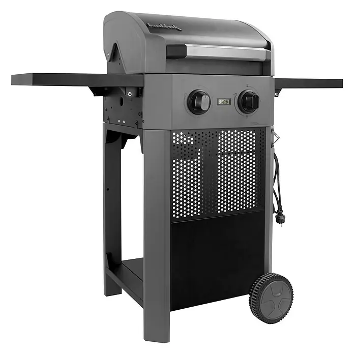 Buschbeck Elektrogrill Grenada Wave - 2,2 kW, Hauptgrillfläche: 48 x 42 cm - Diagonale Ansicht