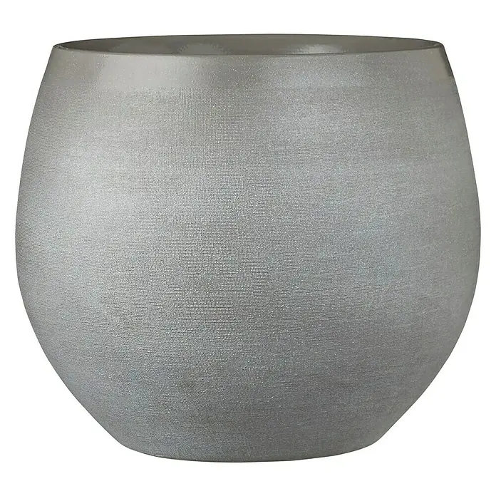 Maceta para planta Douro - Ø x Al: 29 x 25 cm, Gris - Vista frontal