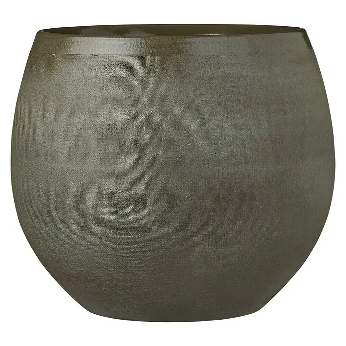 Maceta para planta Douro - Ø x Al: 29 x 25 cm, Verde - Vista frontal