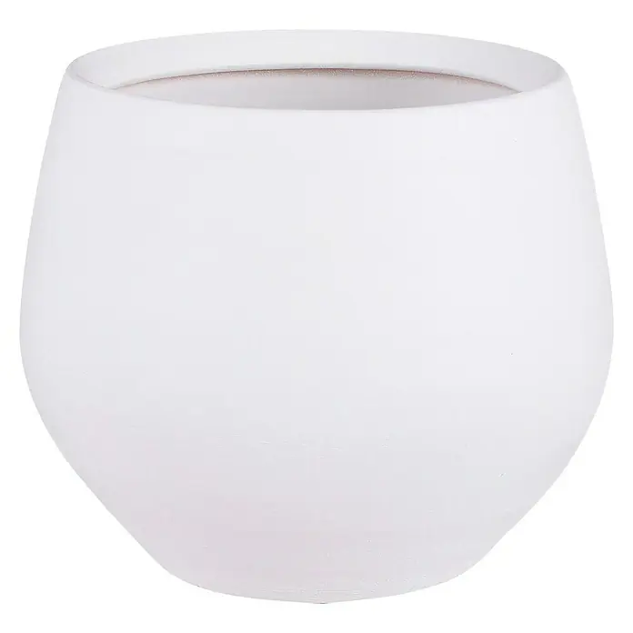 Maceta para planta Douro - Ø x Al: 29 x 25 cm, Blanco - Vista frontal