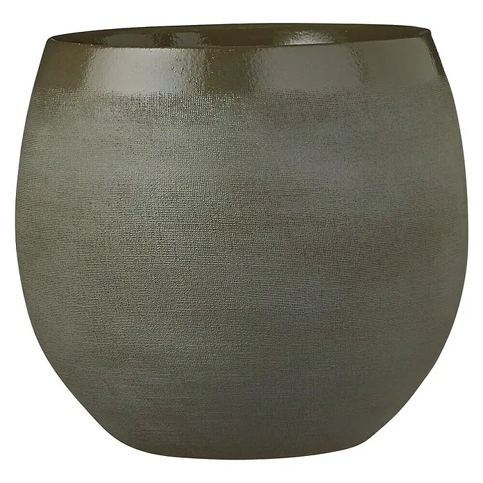 Maceta para planta Douro - Ø x Al: 23 x 20 cm, Verde - Vista frontal