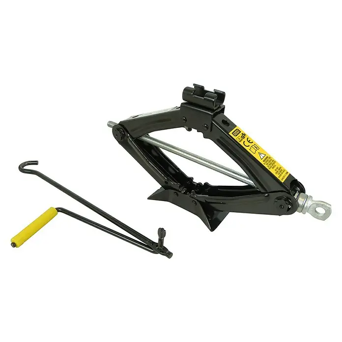 Carpoint Schaarkrik 1000 kg TüV/GS - Staal, 1.000 kg - Diagonaal zicht