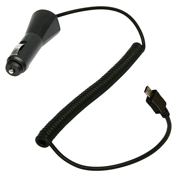 Carpoint Autolader 12V/24V Micro USB - 12 - 24 V (autostekker) - Diagonaal zicht