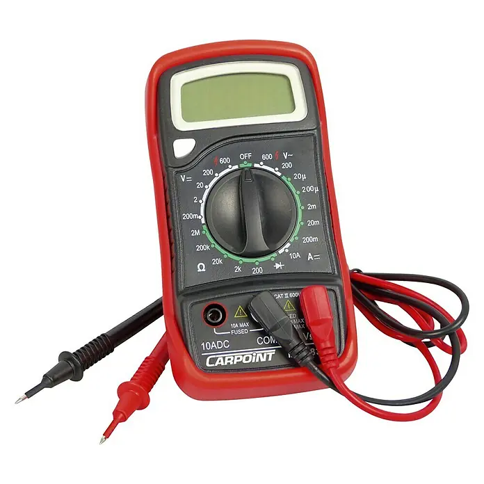 Carpoint Digitale multimeter - Digitaal - Diagonaal zicht