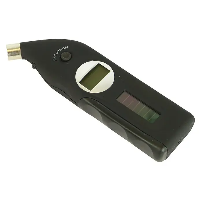 Carpoint Digitale bandenspanningsmeter & Profielmeter Solar - Digitaal, Verlichte display - Diagonaal zicht