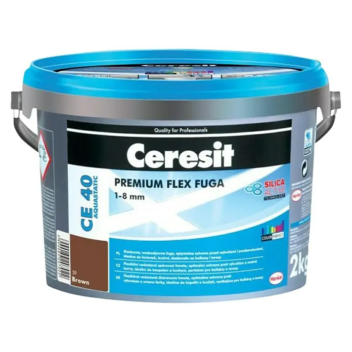 Ceresit Fleksibilna masa za fugiranje - Boja: Smeđe boje, 2 kg - Pogled sprijeda