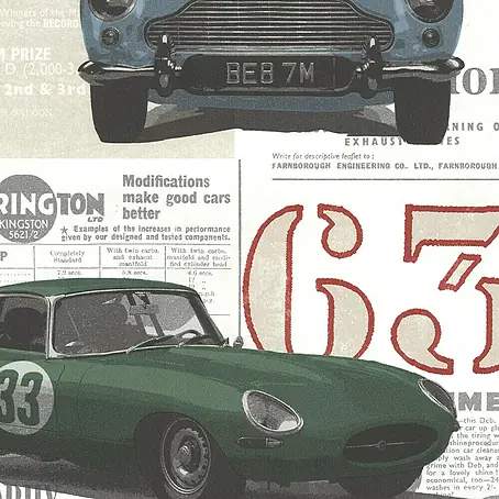 Dutch Wallcoverings  Vliesbehang Road Trip Rood/Groen