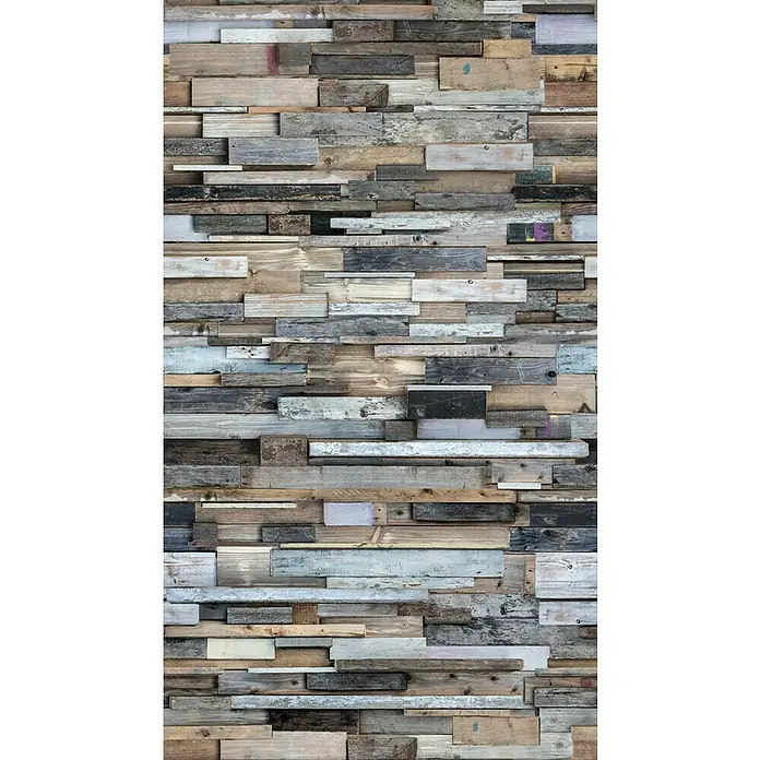 Dutch Wallcoverings Fotobehang Mural 3D Wood - b x h: 159 x 280 cm, Vlies - Close-up
