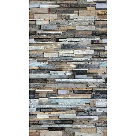 Dutch Wallcoverings  Fotobehang Mural 3D Wood