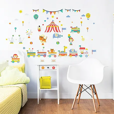Walltastic  Muursticker Set Circus 56 Stickers