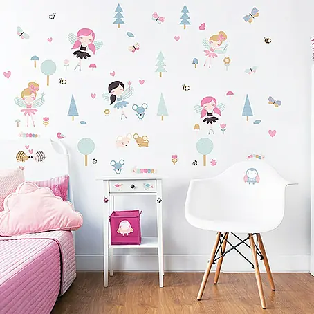 Walltastic  Muursticker Set Fairies 63 Stickers