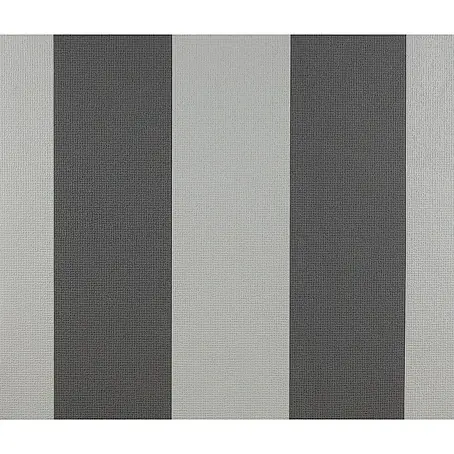 Dutch Wallcoverings  Vliesbehang Blokstreep Grijs/Wit