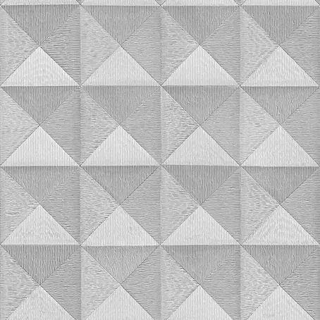 Dutch Wallcoverings  Vliesbehang 3D Effect Zilver