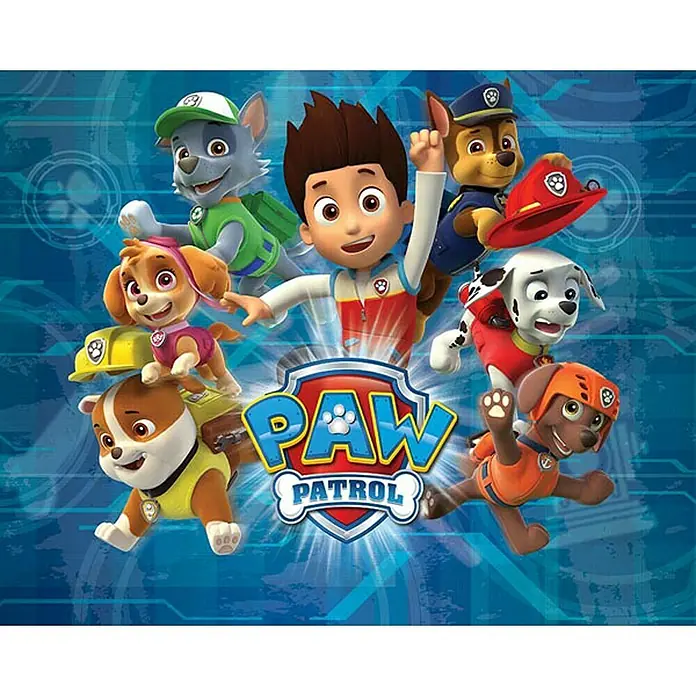 Walltastic Fotobehang Paw Patrol - 12-delig, 244 x 305 cm - Close-up