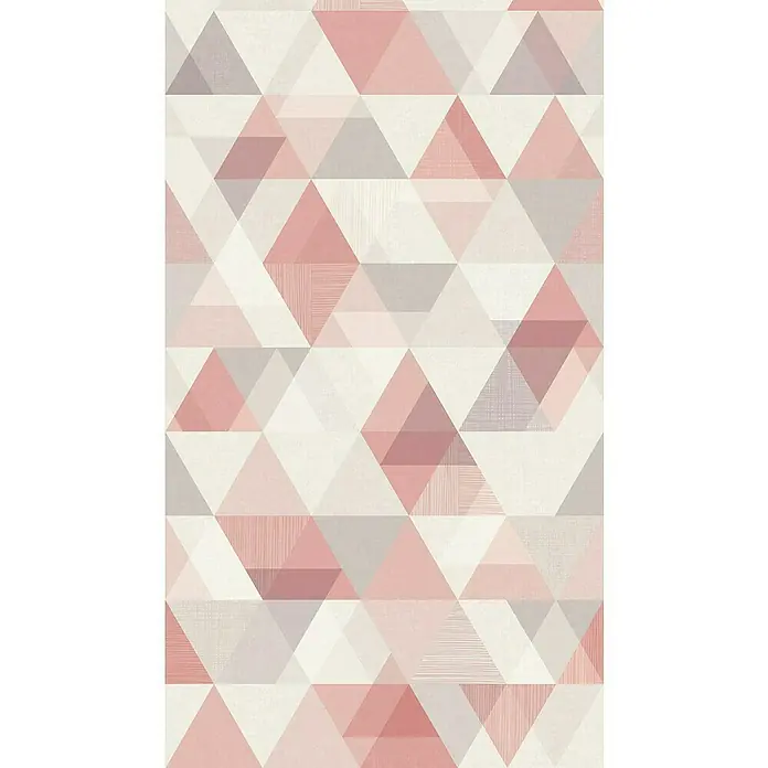 Dutch Wallcoverings Fotobehang Mural Pinktriangle - b x h: 159 x 280 cm, Vlies - Close-up