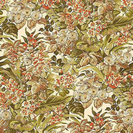 Dutch Wallcoverings  Vliesbehang Floral Groen