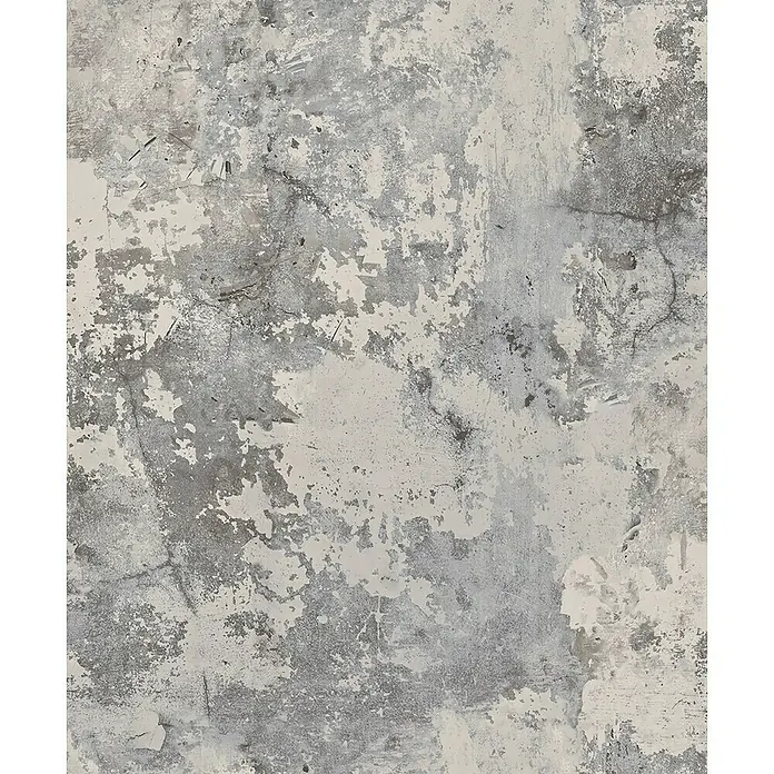 Dutch Wallcoverings Vliesbehang Betonlook Donkergrijs - Donkergrijs, Betonlook, 10,05 x 0,53 m - Close-up