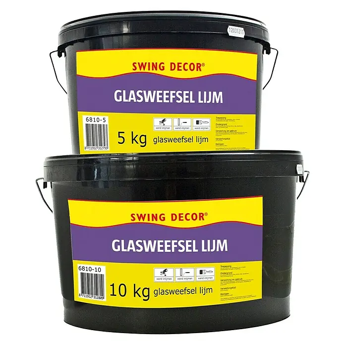 Swing Decor Glasweefsellijm 5 kg - Emmer, 5 kg - Vooraanzicht