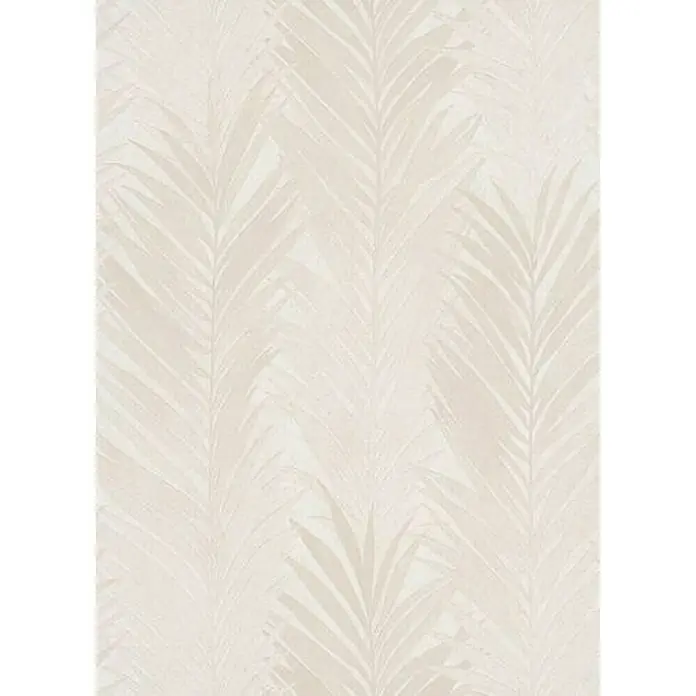 Dutch Wallcoverings Vliesbehang Bladeren Beige - Beige, 10,05 x 0,53 m - Close-up