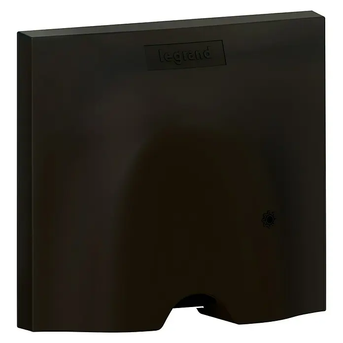 Legrand Valena Next Pasacables - Negro, Diámetro: 12 cm - Vista angular