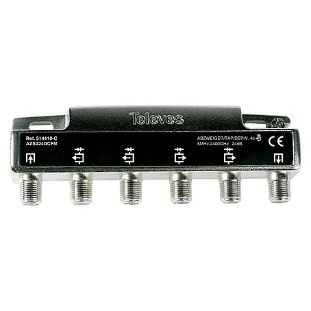 Televés  Distribuidor 4 salidas 24 db