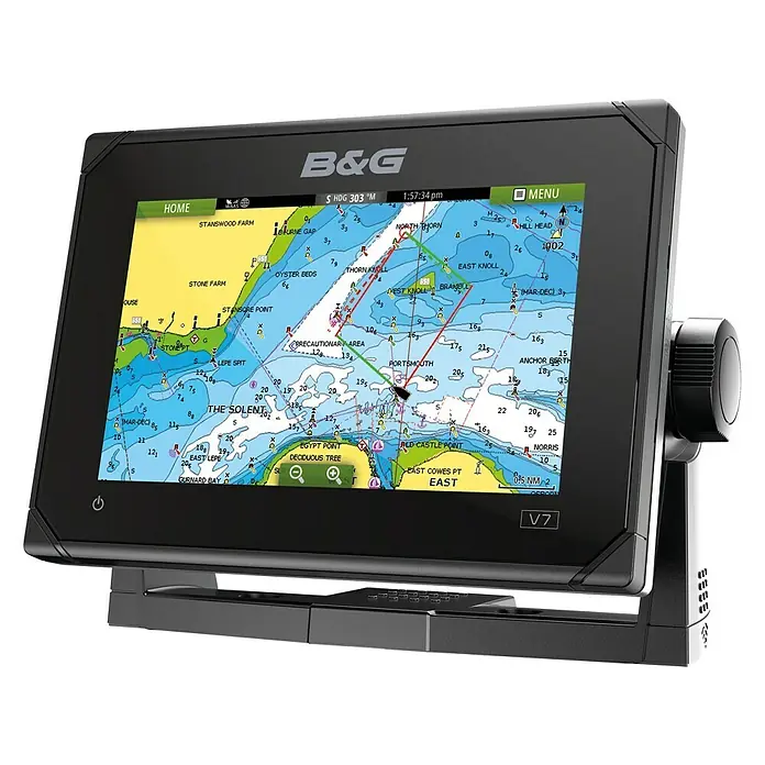 B&G Fishfinder & GPS-Kartenplotter Vulcan 7 R - Geber: Ohne Geber, Bildschirmtyp: 5″ WVGA color TFT LCD - Diagonale Ansicht