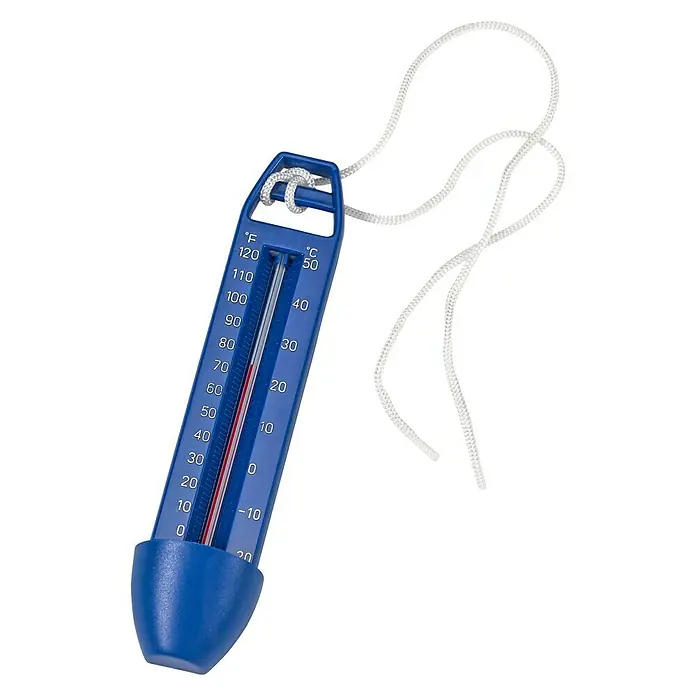 Malibu Wasserthermometer Ocean - Blau - Diagonale Ansicht
