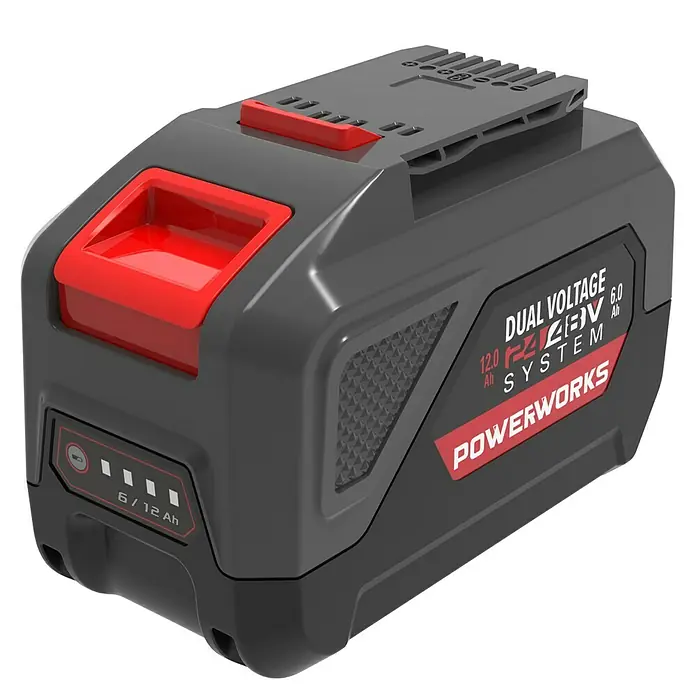 Powerworks Dual Voltage Batería P2448B6 Dual Voltage -  - Vista angular