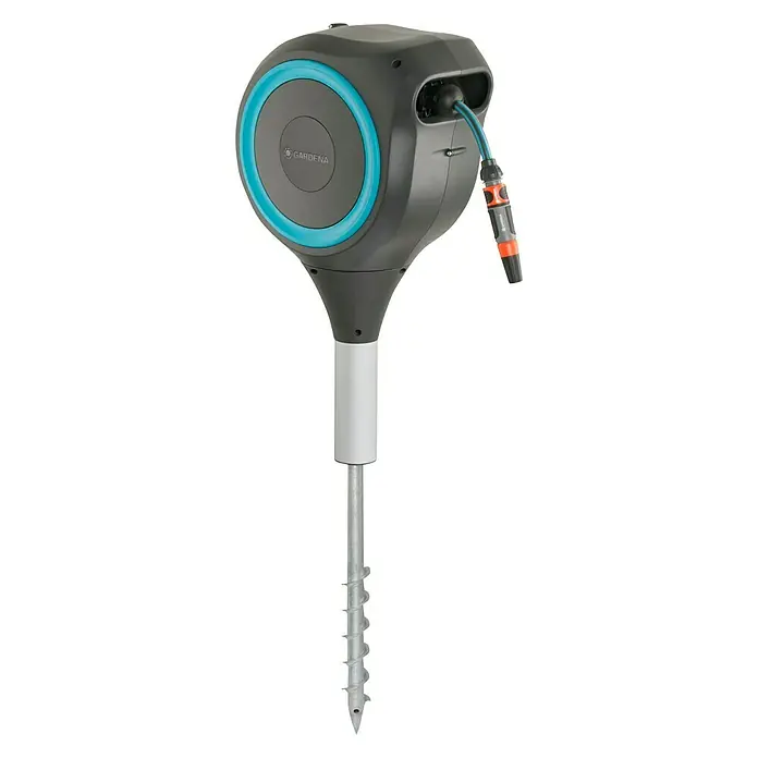 Gardena Motalica za vrtno crijevo Rollup S - Plastika, Duljina: 23,5 cm, Promjer crijeva: 13 mm (½″) - Dijagonalni pogled
