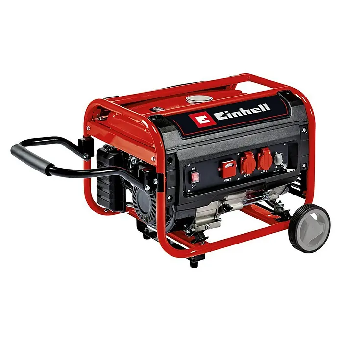 Einhell Stromerzeuger TC-PG 35/E5 - Max. Leistung: 3.100 W, Tankvolumen: 15 l - Diagonale Ansicht