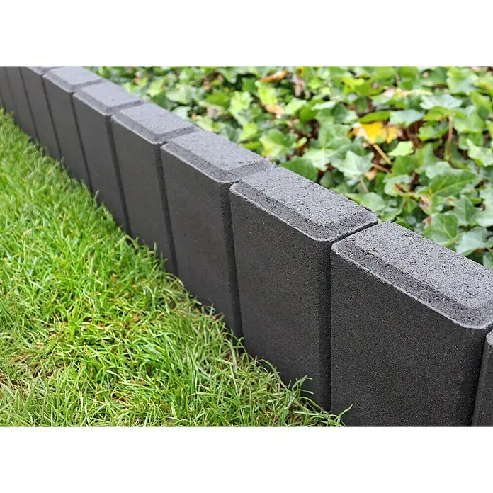 Palisade C-Line - 12,5 x 6 x 25 cm, Anthrazit, Beton - Anwendungsbeispiel