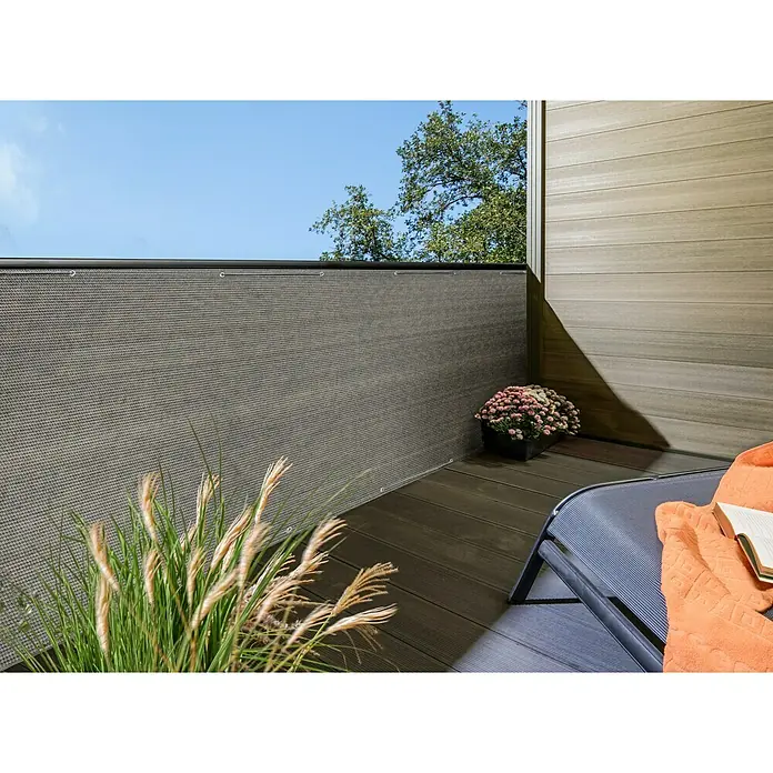 Sichtschutzmatte HDPE - 500 x 90 cm, HDPE Gewebe - Anwendungsbeispiel