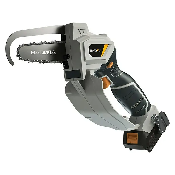Batavia Maxxpack Einhand Akku-Kettensäge Nexxsaw - 18 V, Li-Ionen, 1 Akku, Schwertlänge: 15 cm - Diagonale Ansicht