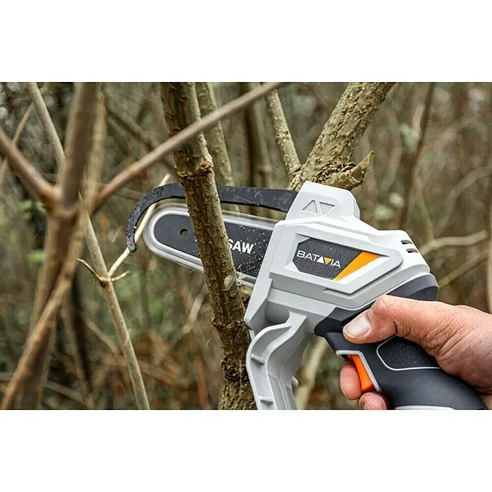 Batavia Maxxpack Einhand Akku-Kettensäge Nexxsaw - 18 V, Li-Ionen, 1 Akku, Schwertlänge: 15 cm - Anwendungsbeispiel