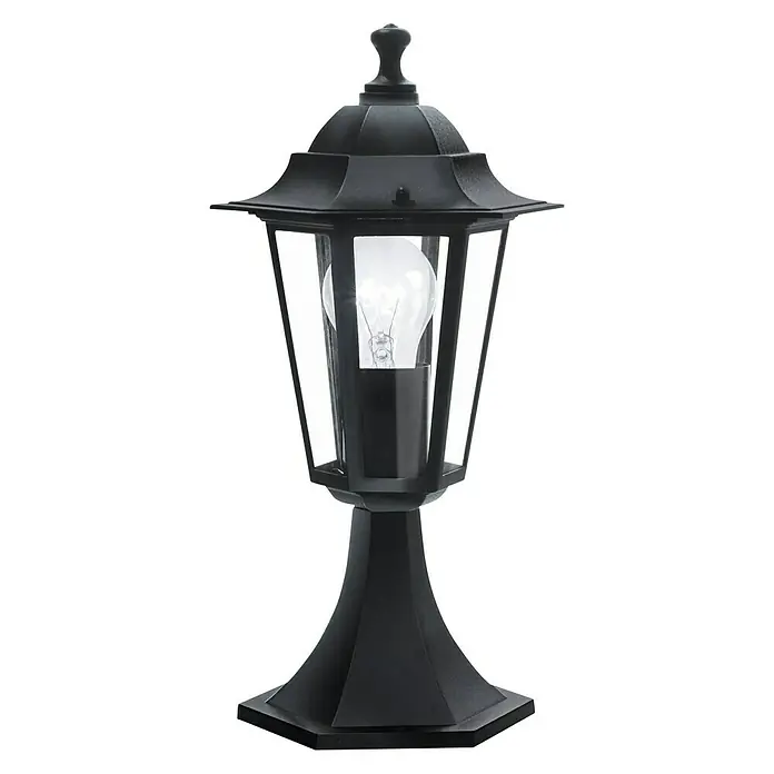 Eglo Laterna 4 Außenleuchte - 60 W, Schwarz, Ø x H: 19,5 x 38,5 cm - Vorderansicht
