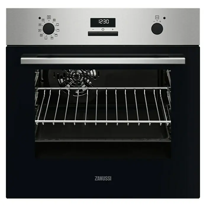 Zanussi Horno empotrado ZOPXE5X2 - Número de tipos de calentamiento: 9 ud., Volumen horno: 57 l - Vista frontal