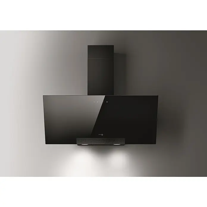 Turboair Campana de pared Trama - Ancho: 90 cm, Potencia de aire máx.: 650 m³/h, Negro - Producto en uso