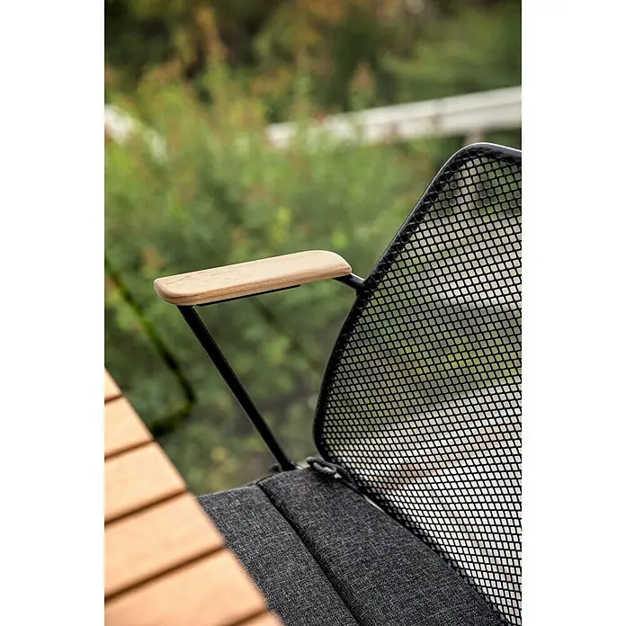 SENSUM Vrtna fotelja Öje - Š x D x V: 56 x 60 x 80 cm, Metalna mreža, Antracit, Mogu se slagati jedni na druge - Detaljan prikaz