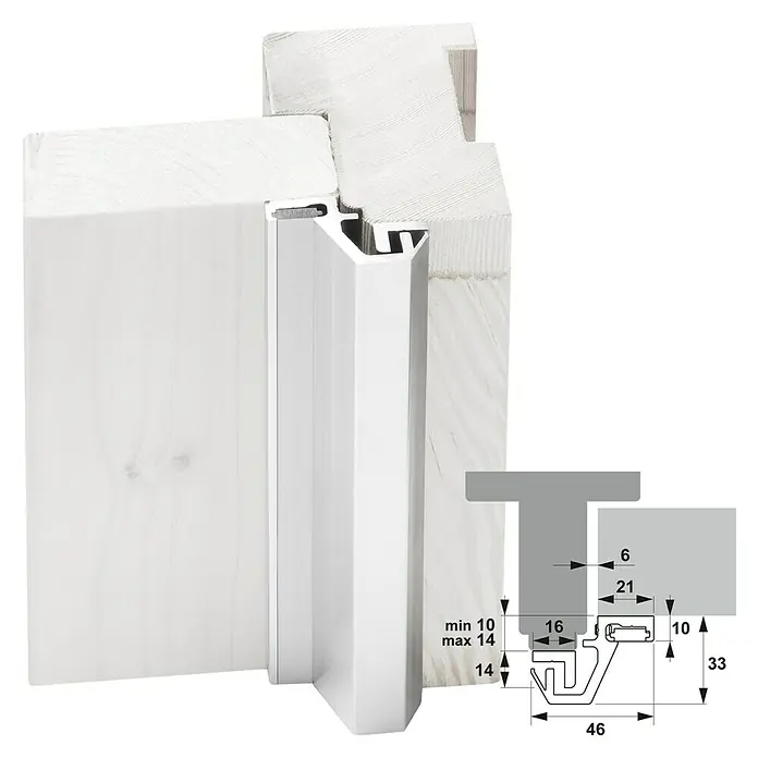 Axa Deurbeveiliging M3-EX 10-14 - Aluminium, 215 cm