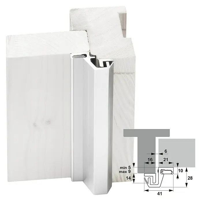 Axa Deurbeveiliging M3-EX 5-9 - Wit, 215 cm