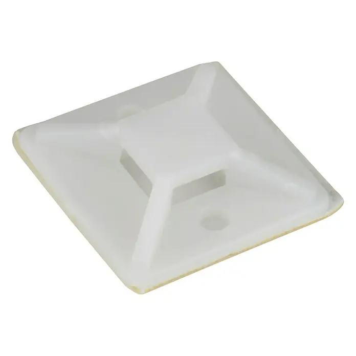 Voltomat Befestigungssockel - Weiß, L x B: 30 x 30 mm, 10 Stk. - Ansicht von oben
