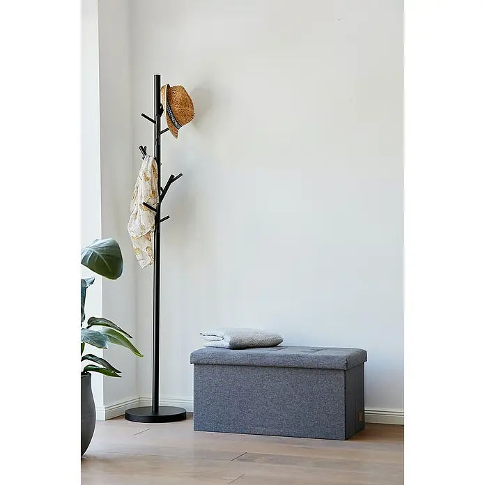 Store It Kutija za sjedenje i spremanje stvari Premium Home - D x Š x V: 38 x 76 x 38 cm, Sive boje - Živopisni prikaz