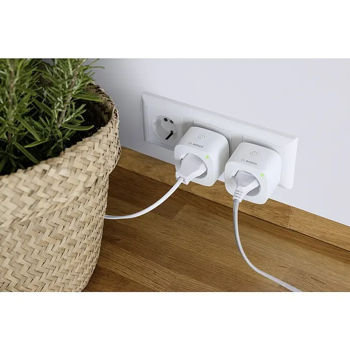 Bosch Smart Home Smart-Steckdose Kompakt - Weiß, Max. Anschlussleistung: 3.680 W - Anwendungsbeispiel