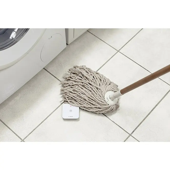 Bosch Smart Home Funk-Wassermelder - Batteriebetrieben, 75 x 75 x 25 mm - Anwendungsbeispiel