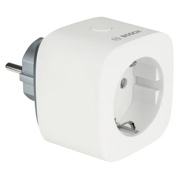 Bosch Smart Home Starter-Set Clever-Automationen - 1x Bosch Smart Home Controller, 2x Bosch Smart Home Plug Compact - Diagonale Ansicht
