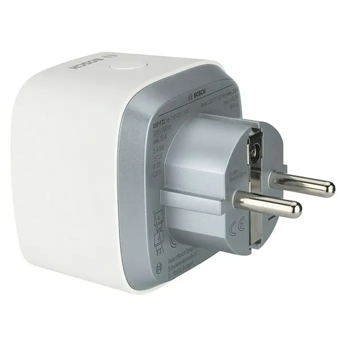 Bosch Smart Home Starter-Set Clever-Automationen - 1x Bosch Smart Home Controller, 2x Bosch Smart Home Plug Compact - Diagonale Ansicht