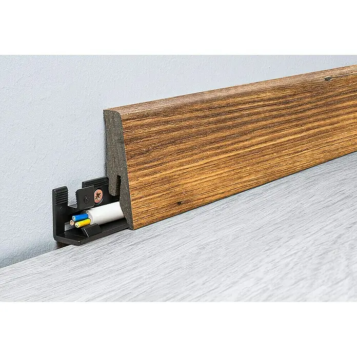 LOGOCLIC Aquaprotect Podna kutna lajsna Edition K58 Bona - 2,6 m x 18 mm x 58 mm, Ravni oblik - Detaljan prikaz