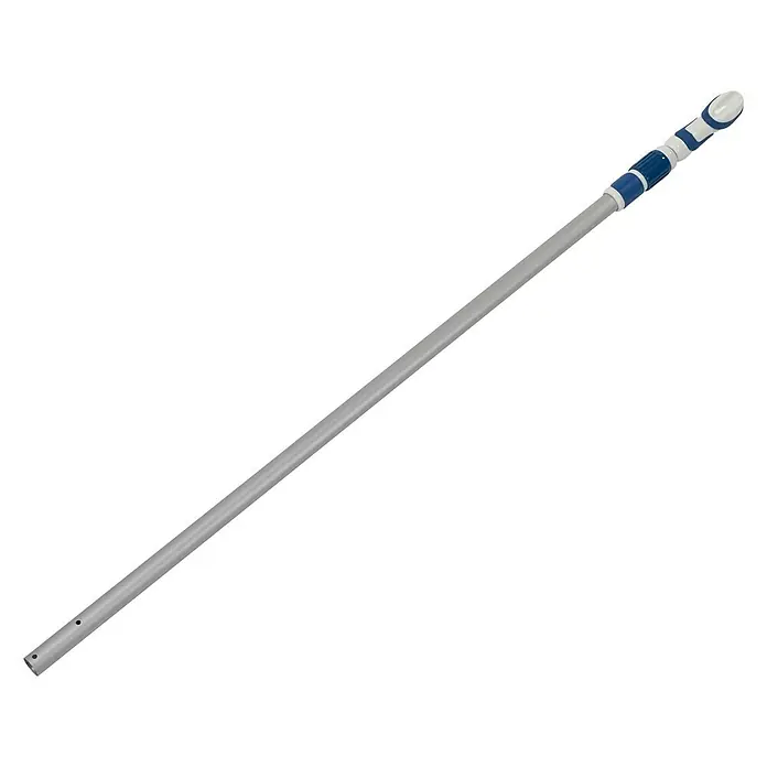 Malibu Teleskopstab - 240 cm, Aluminium - Diagonale Ansicht